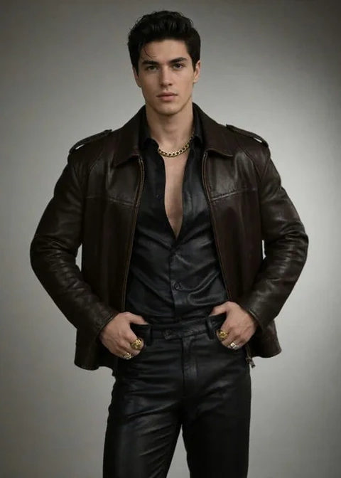 Master Alex, a verified cash master in a black leather jacket